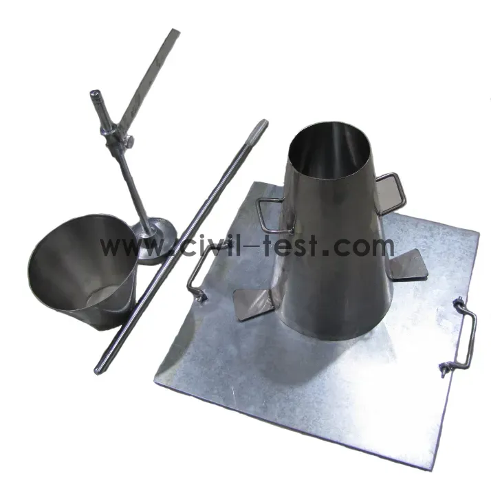 Concrete Slump Cone Test Set folded edge