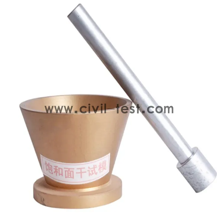 Sand Absorption Cone and Tamper