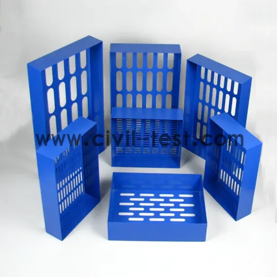 Heavy gauge steel aggregate flakiness sieve