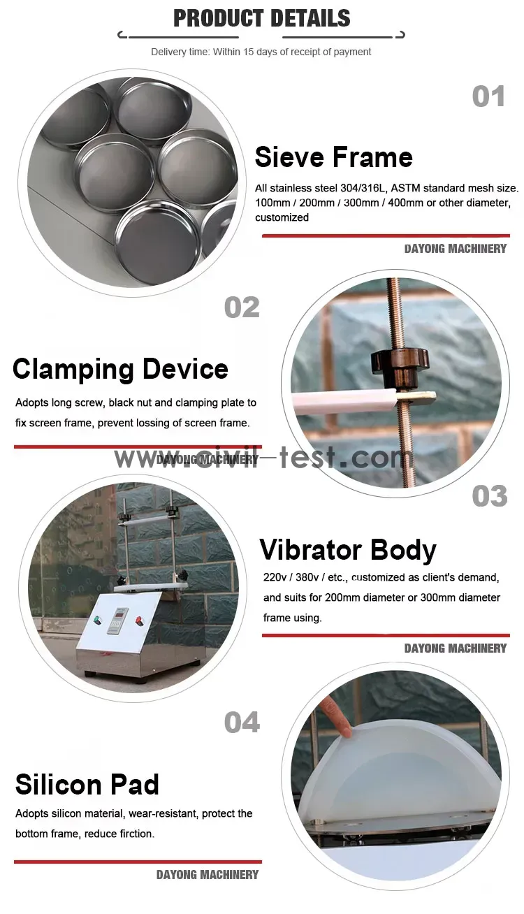 SUS304 Standard Sieve Shaker